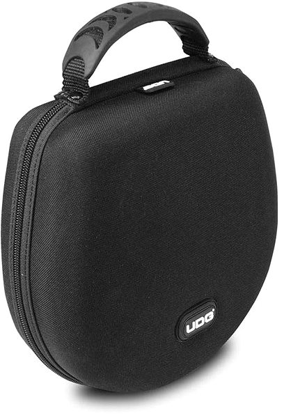 Fülhallgató tok UDG Creator Headphone Hard Case Large Black Oldalnézet