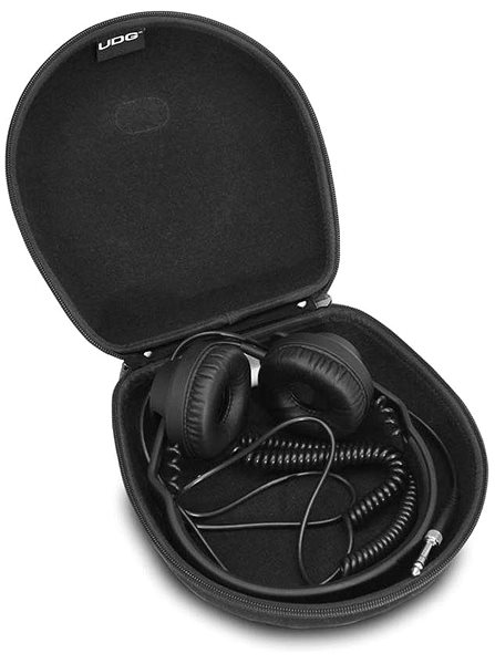 Kopfhörer-Hülle UDG Creator Headphone Hard Case Large Black Mermale/Technologie