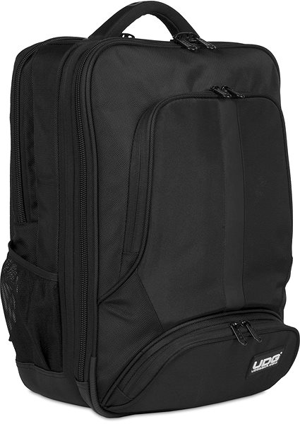 Batoh UDG Ultimate Backpack Slim Black/Orange inside Bočný pohľad