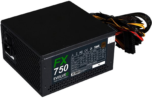 PC Power Supply EVOLVEO FX 750 Lateral view