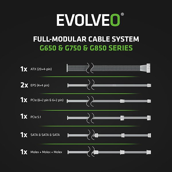 PC-Netzteil EVOLVEO G750 ...