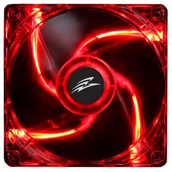 PC Fan EVOLVEO 12L1RD LED 120mm Red Screen