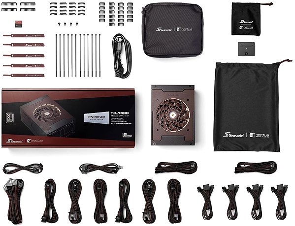 PC Power Supply Seasonic Prime TX-1600 Noctua Edition ...