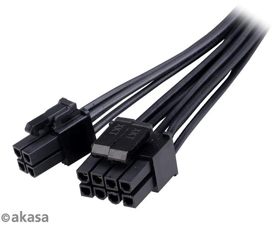 Napájací kábel AKASA 8-pin to 8+4-pin Power Adapter Cable ...