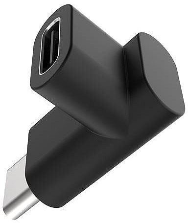Átalakító AKASA 90° USB 3.1 Gen2 Type-C to Type-C adapter, 2 pack Csatlakozási lehetőségek (portok)