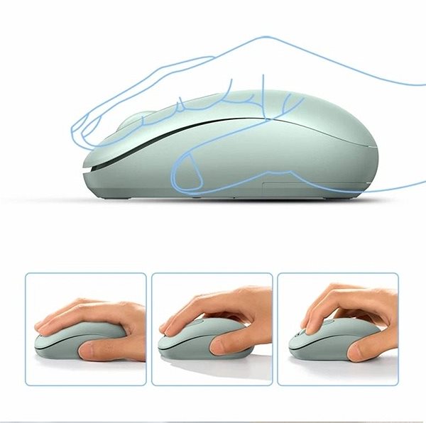 Mouse UGREEN 2.4G Wireless Mouse Celadon Green ...