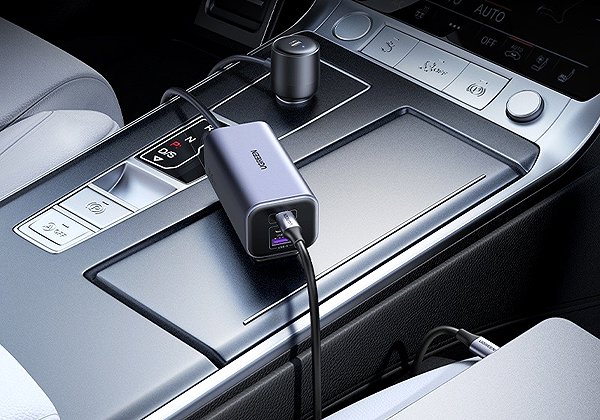 Car Charger UGREEN 150W 4-Port GaN Fast Car Charger ...
