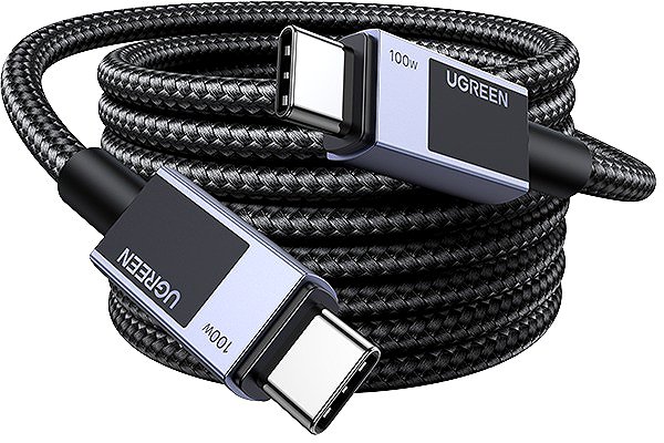 Data Cable UGREEN USB-C to USB-C 5A/100W Braided Cable 2m ...