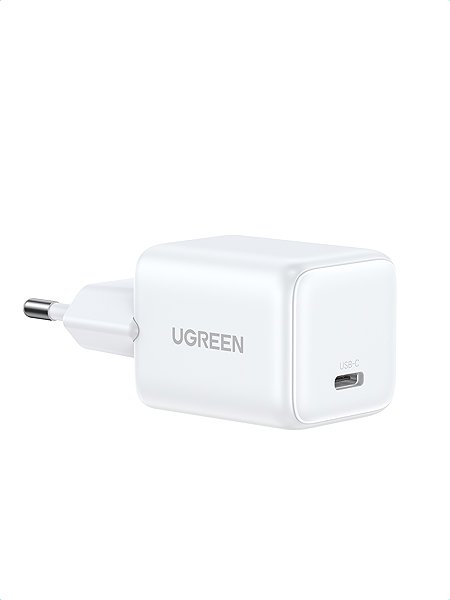 Wall Charger UGREEN Mini 30W PD GaN Tech Charger +1M USB-C Cable ...