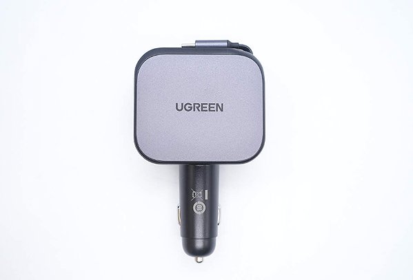 Car Charger UGREEN 145W Fast Car Charger with Retractable Cable ...