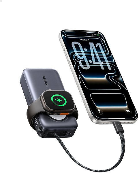 Power Bank UGREEN 30W Power Bank with Magnetic Fast Charger ...