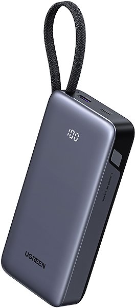 Power Bank UGREEN 45W Power Bank with Built-in Cable ...