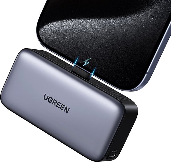 Power Bank Ugreen 5000mAh Power Bank with Built-in USB-C Connector ...