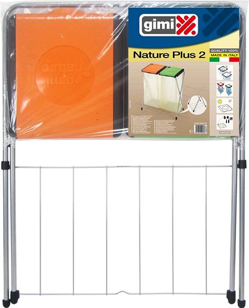 Rubbish Bin GIMI Nature 2 Plus - Waste Bag Stand Packaging/box