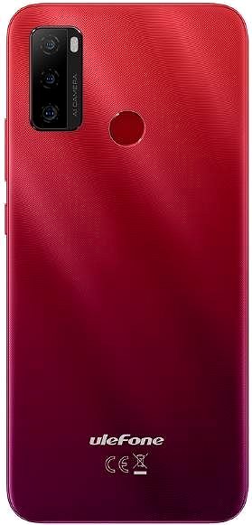 Mobiltelefon UleFone Note 11P piros Hátoldal