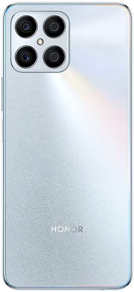 Mobile Phone Honor X8 128GB silver Back page