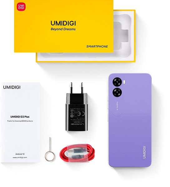 Mobilný telefón Umidigi G3 Plus 4GB/128GB Purple ...