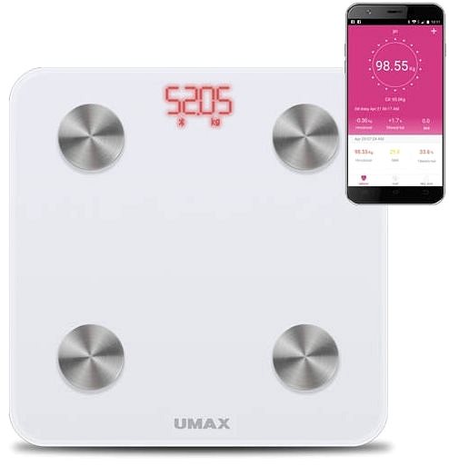 Bathroom Scale UMAX Smart Scale US20M Features/technology