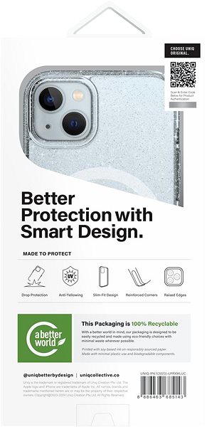 Handyhülle UNIQ LifePro Xtreme MagClick Schutzhülle für iPhone 15, Tinsel (Lucent) ...