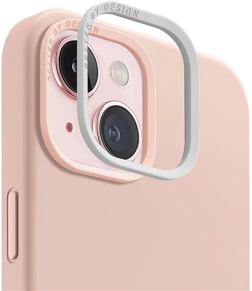 Telefon tok UNIQ Lino Hue MagClick védőburkolat iPhone 15 készülékhez, Blush (Pink) ...