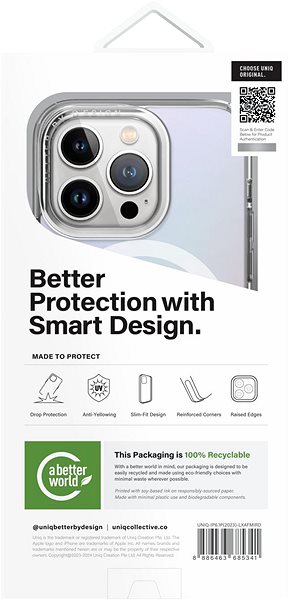 Telefon tok UNIQ LifePro Xtreme MagClick védőburkolat iPhone 15 Pro készülékhez, Iridescent ...