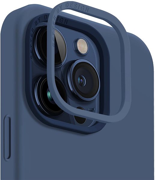 Handyhülle UNIQ Lino Hue MagClick Schutzhülle für iPhone 15 Pro, Navy (Blau) ...