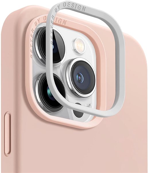 Telefon tok UNIQ Lino Hue MagClick Blush iPhone 15 Pro rózsaszín tok ...