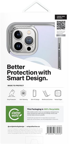 Handyhülle UNIQ LifePro Xtreme MagClick Schutzhülle für iPhone 15 Pro Max Iridescent ...