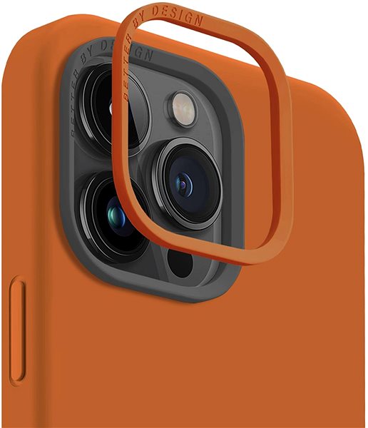 Handyhülle UNIQ Lino Hue MagClick Schutzhülle für iPhone 15 Pro Max, Sunset (Orange) ...