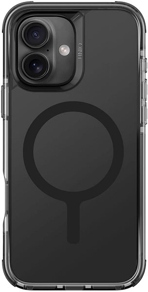 Handyhülle UNIQ Combat MagClick charging für iPhone 16, Carbon (schwarz) ...