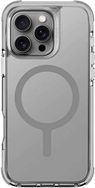 Handyhülle UNIQ Combat MagClick charging für iPhone 16 Pro, Stone grey ...