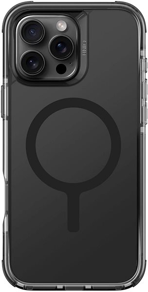 Handyhülle UNIQ Combat MagClick charging für iPhone 16 Pro Max, Carbon (schwarz) ...