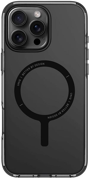 Handyhülle UNIQ Clario MagClick charging für iPhone 16 Pro Max, Smoke ...