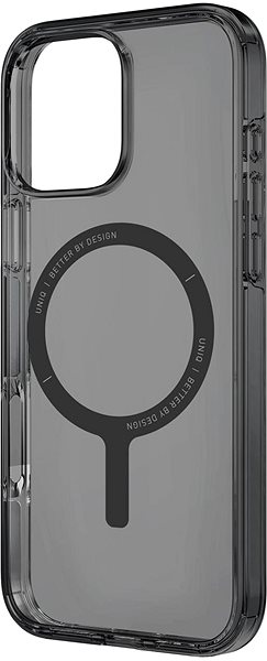Handyhülle UNIQ Clario MagClick charging für iPhone 16 Pro Max, Smoke ...