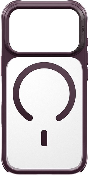 Handyhülle UNIQ Veren MagClick Charging Schutzhülle für iPhone 17 Pro/18 Pro, Burgundy frost ...