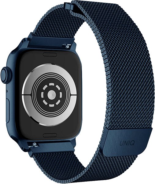 Remienok na hodinky Uniq Dante remienok na Apple Watch 42/44/45/Ultra 49 mm modrý ...