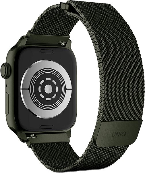 Remienok na hodinky Uniq Dante remienok pre Apple Watch 42/44/45/Ultra 49mm zelený ...