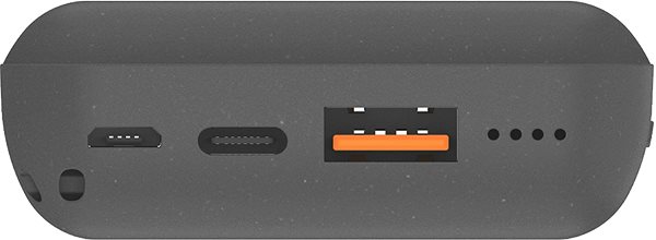 Powerbank Uniq Hyde USB-C 18W PD 10000mAh Indigoblau Anschlussmöglichkeiten (Ports)