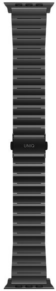 Armband Uniq Strova Apple Watch Gelenkarmband aus Stahl 42/44/45/Ultra 49mm - Midnight Black ...