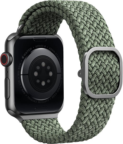 Remienok na hodinky UNIQ Aspen Braided remienok pre Apple Watch 40/38 mm zelený ...