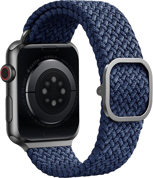 Remienok na hodinky UNIQ Aspen Braided remienok pre Apple Watch 40/38 mm modrý ...