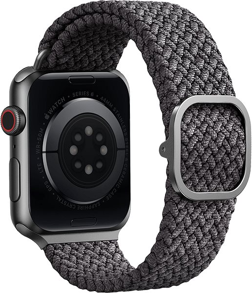 Szíj UNIQ Aspen Braided Szíj Apple Watch 44/42mm okosórához - szürke ...