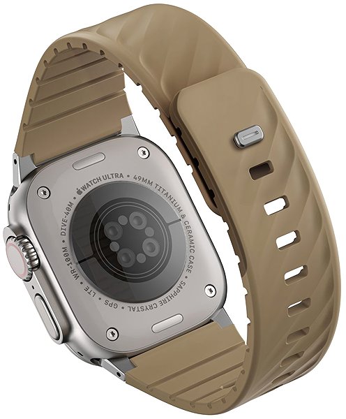 Armband UNIQ Fluo für Apple Watch 49 / 46 / 45 / 44 / 42 / 41 / 40 mm, Soft sand ...