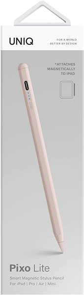 Touchpen (Stylus) UNIQ Pixo Lite Smart Magnetic Stylus Touch Pen für iPad rosa ...