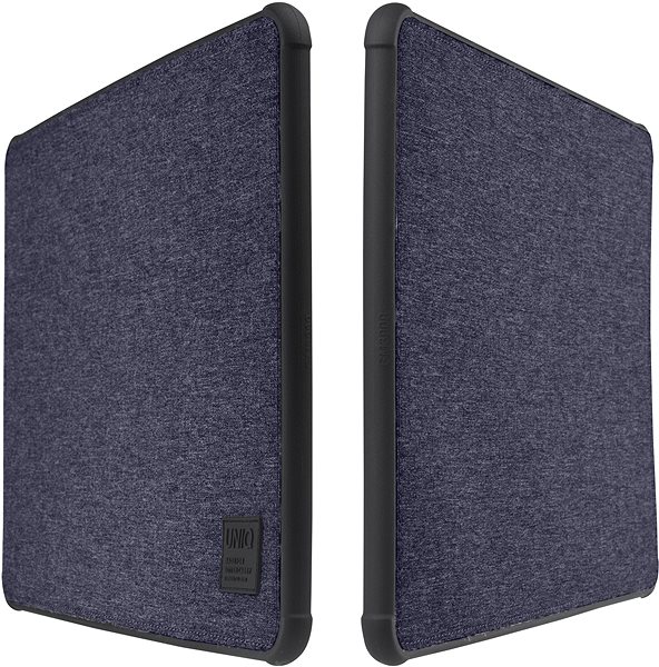 Puzdro na notebook Uniq dFender Tough pre Laptop/MackBook (do 13 palcov) – Marl Blue Bočný pohľad