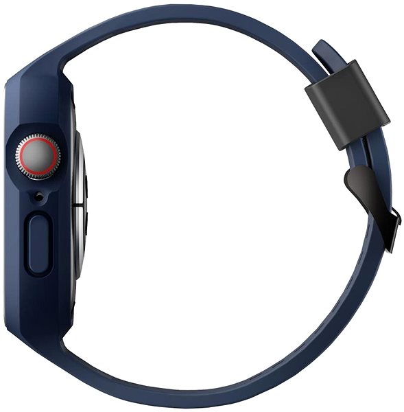 Armband UNIQ Monos 2in1 Armband und Schutzhülle für Apple Watch 44 mm / 45 mm - blau ...