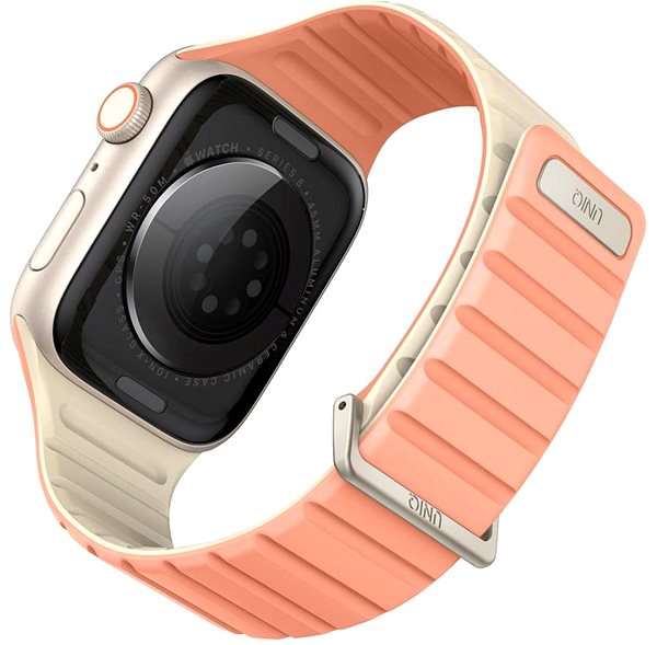 Armband Uniq Revix Evo Reversible Magnetic für Apple Watch 41/40/38mm Crepe ...