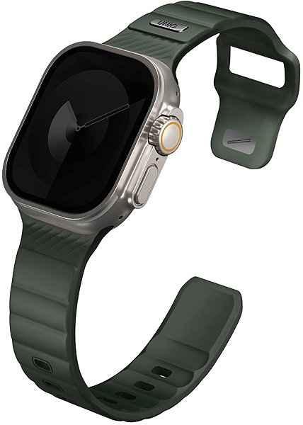 Armband Uniq Stride FKM für Apple Watch 49/46/45/44mm Moss green ...
