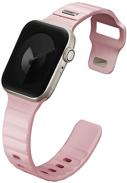 Szíj Uniq Stride FKM Apple Watch 42 / 41 / 40mm - Pale pink ...