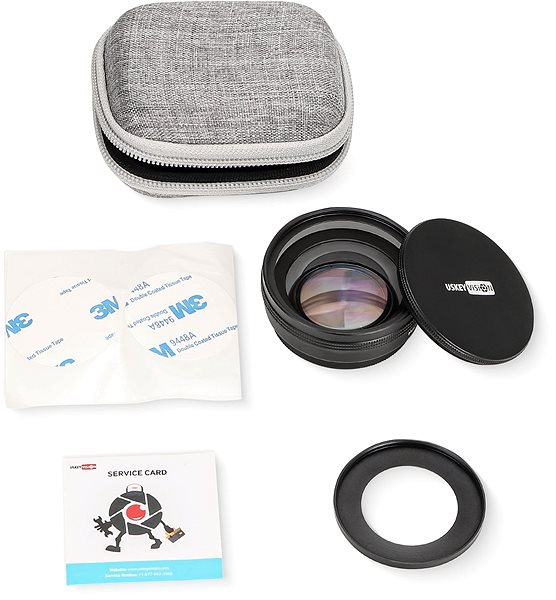 Lens USKEYVISION Wide Angle, Macro Lenses for Sony ZV-1 Package content